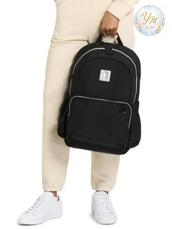 Laptop Backpack with Crinkle Nylon, Padded Straps, Water Bottle Pocket main image 4
